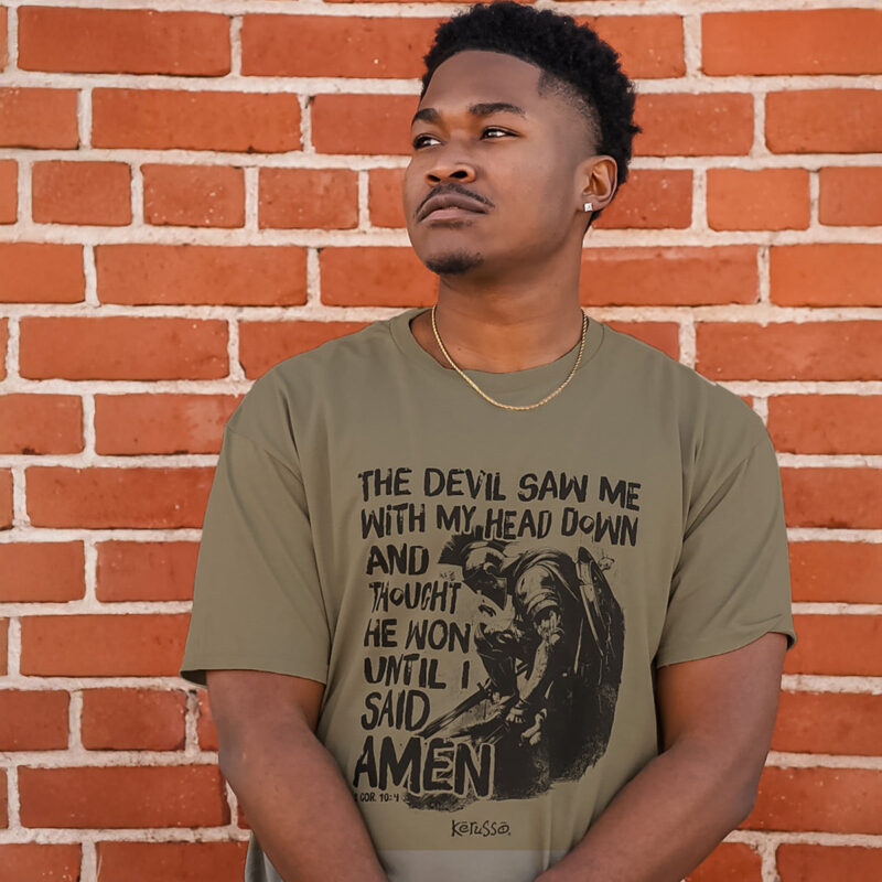 "Hutaco Christian Amen T-Shirt – Faith & Belief Collection" - Image 4