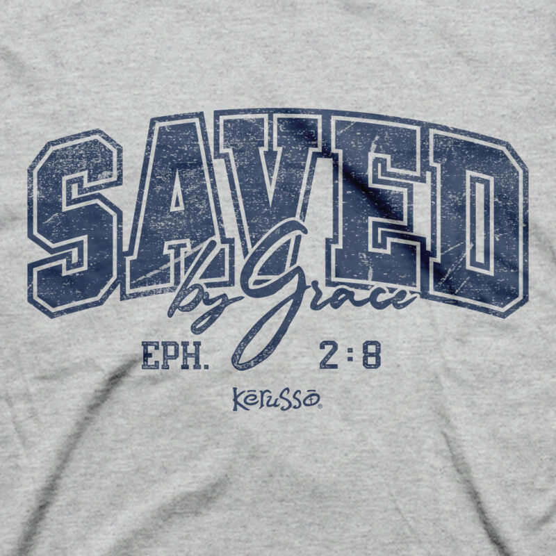 "Hutaco Christian Saved by Grace T-Shirt – Faith & Grace Collection" - Image 2