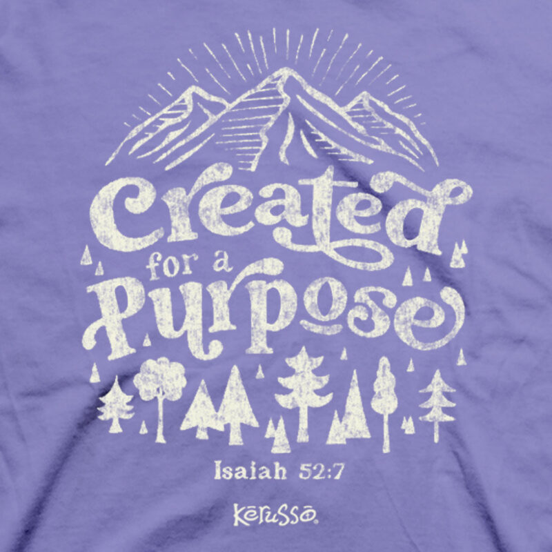"Hutaco Women’s Created Isaiah 52:7 T-Shirt – Bible Verse Collection" - Image 2