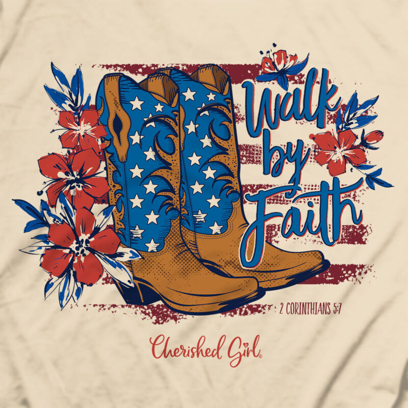 "Hutaco Women’s Boots T-Shirt – Cherished Girl Collection" - Image 4
