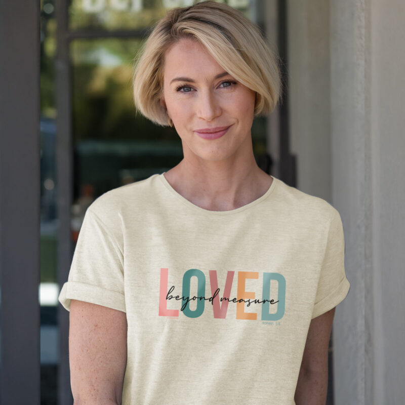 "Hutaco Women’s Loved T-Shirt – Grace & Truth Collection" - Image 4