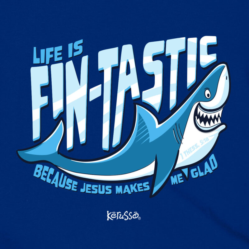 "Hutaco Kids Shark T-Shirt – Adventure & Faith Collection" - Image 2