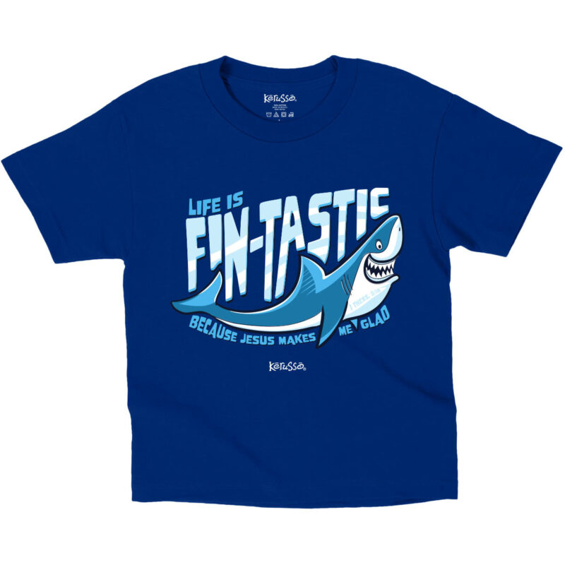 "Hutaco Kids Shark T-Shirt – Adventure & Faith Collection"