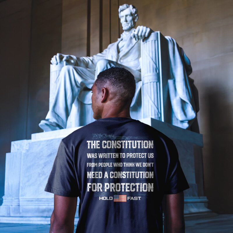 "Hutaco Men’s Constitution T-Shirt – HOLD FAST Collection" - Image 3