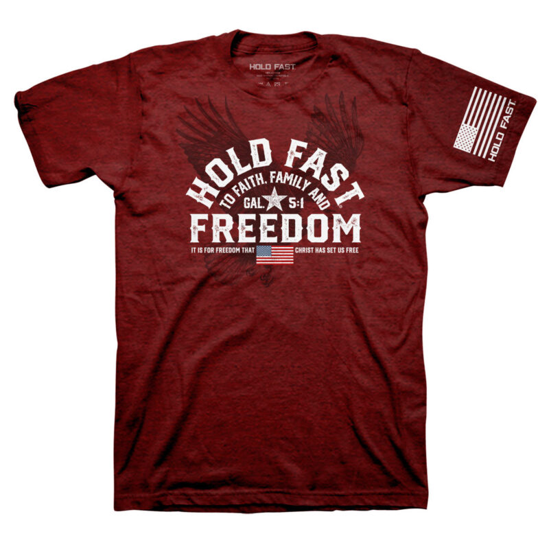 "Hutaco Men’s Freedom Eagle T-Shirt – HOLD FAST Collection"