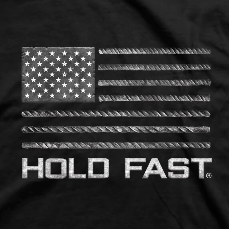 "Hutaco Men’s Rebar Flag T-Shirt – HOLD FAST Collection" - Image 5