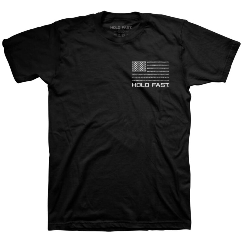 "Hutaco Men’s Rebar Flag T-Shirt – HOLD FAST Collection" - Image 2