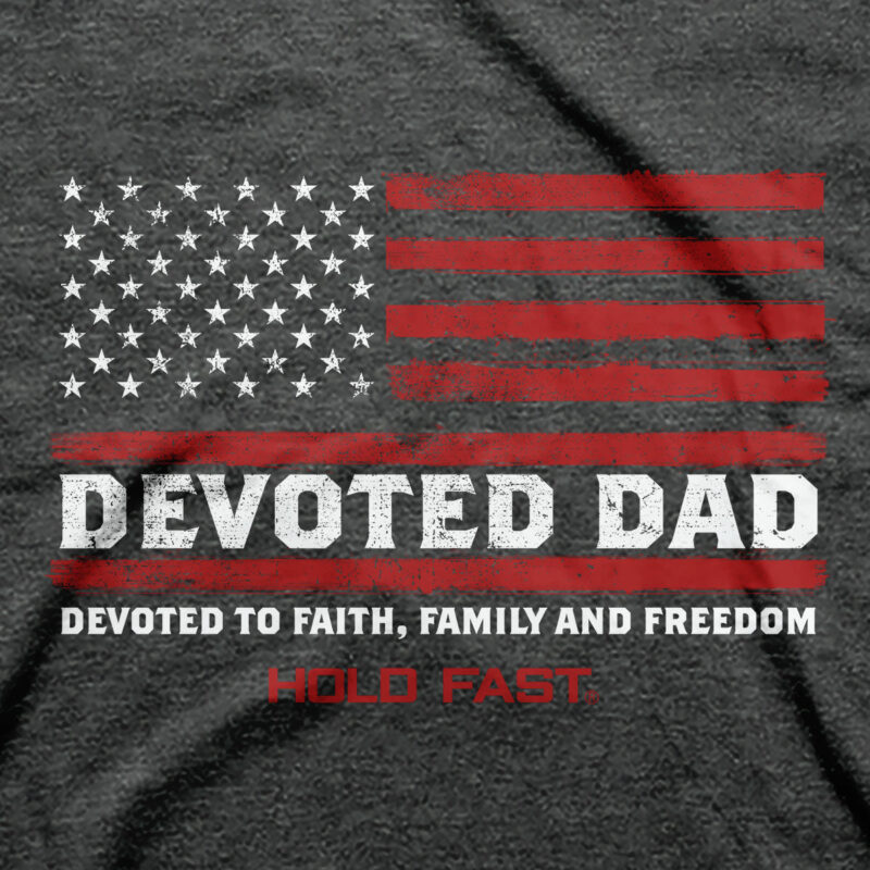 "Hutaco Men’s Dad T-Shirt – HOLD FAST Collection" - Image 2