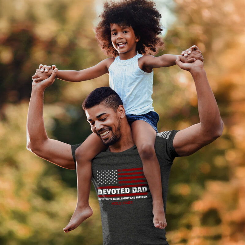 "Hutaco Men’s Dad T-Shirt – HOLD FAST Collection" - Image 3